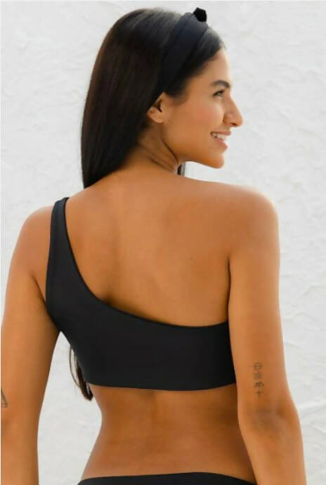 Huda One Shoulder Sustainable Bikini Top