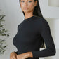 Rib Long Sleeve Bodysuit