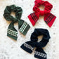 Tatreez Scrunchie in Black