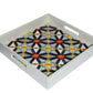 Oriental Tray With Orange Hues