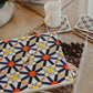 Orange Oriental Coasters – Set Of 4