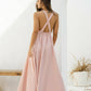 Athens Deep Cut Maxi Dress