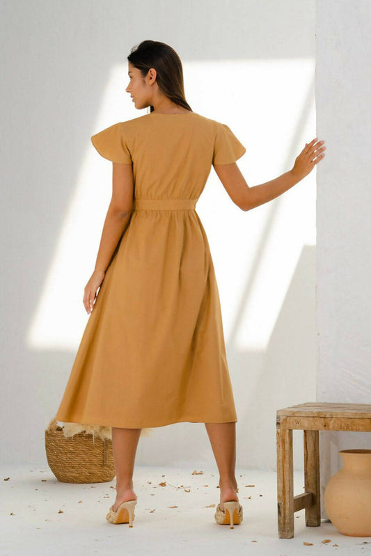 Nassau Button Down Midi Dress